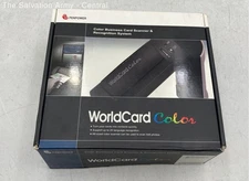 PenPower Worldcard Color Black Card Scanner Recognition System w/Power Cable