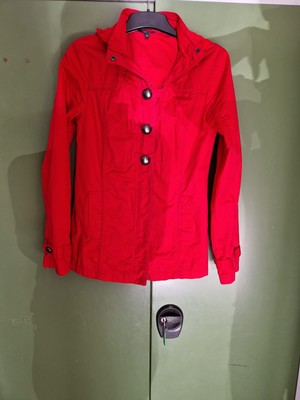 Rote Damen Jacke Mit Kaputze der Marke Firefly Grösse 34