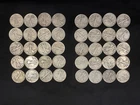 TWO ROLLS 90% Silver Walking Liberty Half Halves 40 COINS