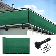 3ft x 10ft Privacy Screen Fence, 90% Blockage Heavy Duty 175 GSM Fencing Mesh...