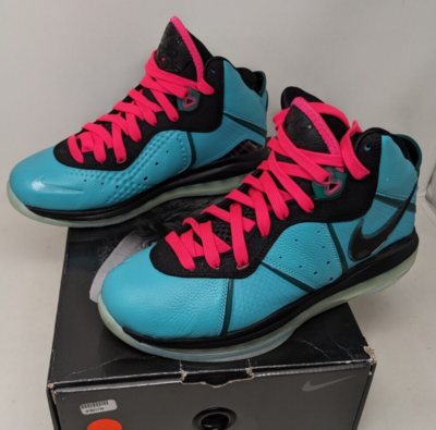 Nike Lebron 8 South Beach 2021 Sz 7.5 Men display picture 3