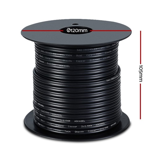 2.5MM Electrical Cable Twin & Earth Core Extension Wire Car Boat Home 12V 30M AU - Picture 3 of 8