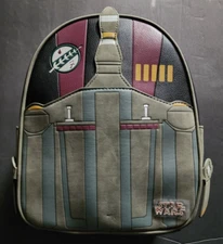 Bioworld Disney Star Wars Boba Fett Jett Pack Mini Backpack NEW with tag
