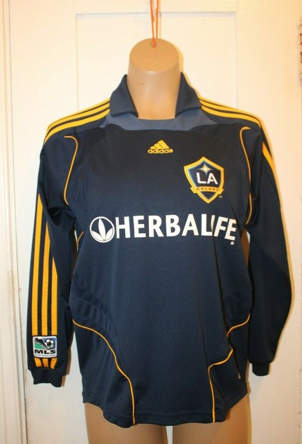 DAVID BECKHAM LA GALAXY HERBALIFE ADIDAS JERSEY MENS XL SOCCER #23 LONG SLEEVE | eBay