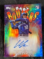 2023 Topps FOIL REFRACTOR Baby Boomers ROOKIE AUTO Nick Pratto item 8