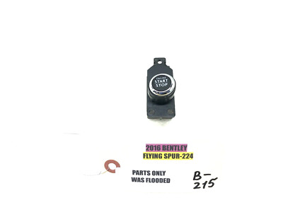 2014-2018 BENTLEY FLYING SPUR ENGINE START STOP IGNITION SWITCH OEM #READ NOTES