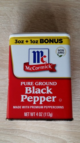 McCormick Dose Pure Ground Black Pepper 4 OZ USA - Bild 2 von 8