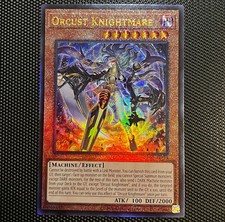 Yugioh Orcust Knightmare Ultimate Super Rare Karte NM ASIATISCH ENGLISCH