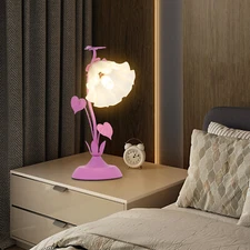 Bedside Table Lamp E26,110V 40W Modern Desktop Lamp, Fit Living Rooms, Bedrooms