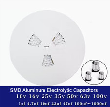 SMD Aluminum Electrolytic Capacitors 10/16/25/35/50V 47UF10uf/100/22/220/470uf