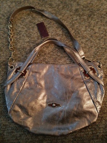 Big Silver Elliot Lucca Shoulder Bag New with tags♡♡ - Picture 2 of 8