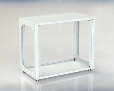 Rack Magic 9HE Offene 19'' Racks- 290mm Tiefe  - RAL7035 - Studio - Mini Rack 