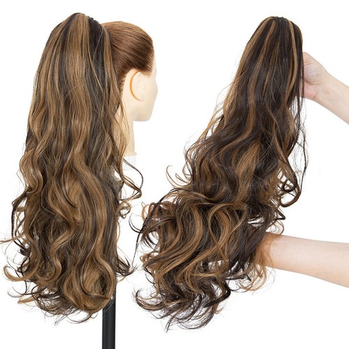 Thick Hair Ponytail Clip In Natural Claw On Pony Tail Hair Extensions AS Human - Picture 49 of 77