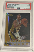 1996 Bowman's Best #45 Reggie Miller Refractor PSA 9 HOF Indiana Pacers NEW SLAB