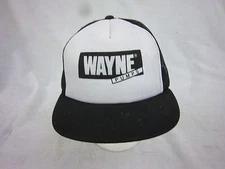trucker hat baseball cap WAYNE PUMPS snapback cool mesh vintage 1980 flat brim