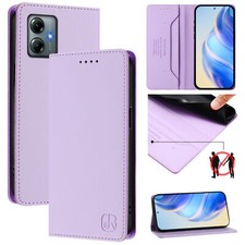 Business Flip RFID-Blocking Wallet Magnetic Case For Moto G Stylus/G Power 2025
