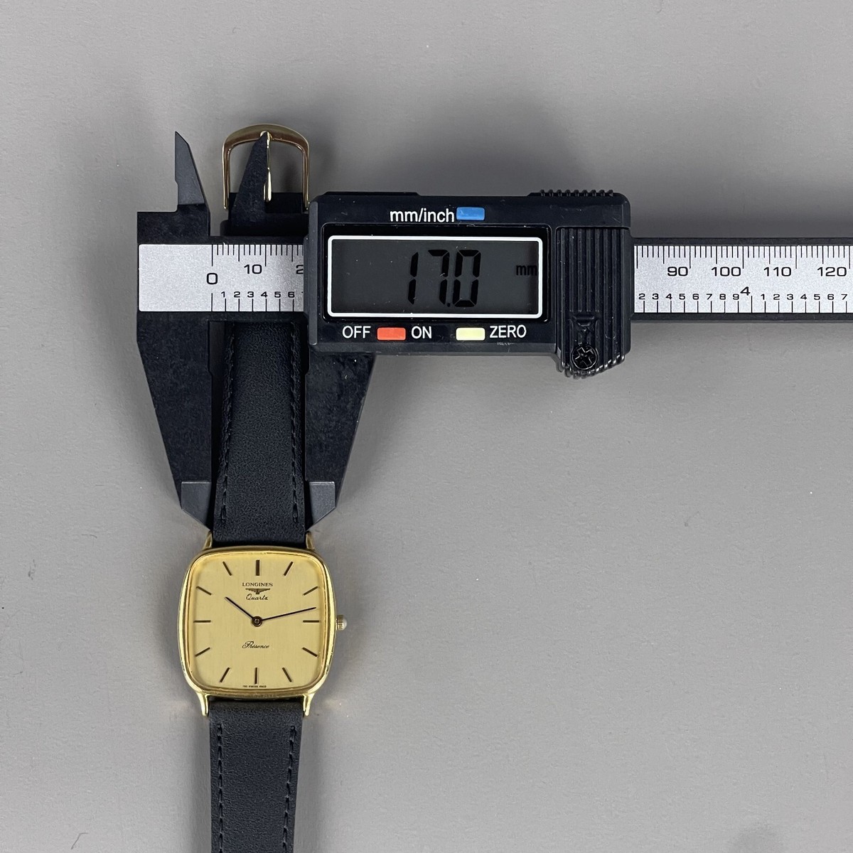 LONGINES Presence Mens Vintage Watch 150 7112 New Leather Band New