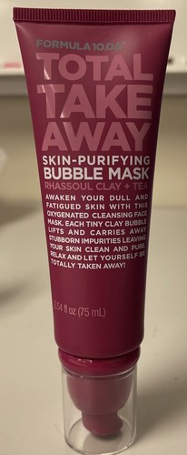 Formula 10.0.6 Skin-Purifying Bubble Mask, Rhassoul Clay + Tea 2.54 oz