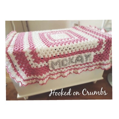 ebay personalised baby blanket