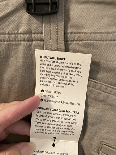 5.11 Tactical Women's Terra Twill Short Khaki size 20 NWT - Picture 5 of 11