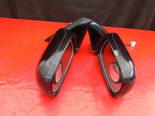 01 2001 LEXUS IS300 SIDE DOOR POWER EXTERIOR WING MIRROR SET PAIR BOTH OEM BLACK - Picture 5 of 10
