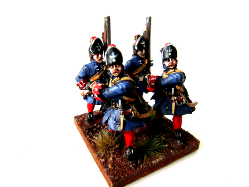 A50 MARLBURIAN /SEVERN YEARS WAR - AUSTRIAN REGIMENT 28MM WELL PAINTED METAL - Picture 7 of 8