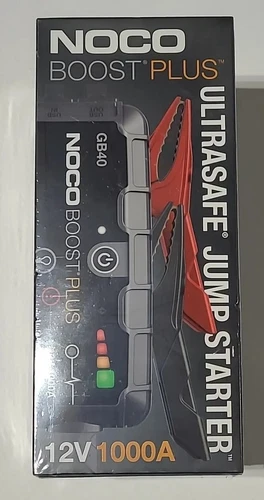 NOCO Boost Plus GB40 1000 Amp 12-Volt UltraSafe Lithium Jump Starter NEW