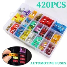420Pcs Auto Blade Fuse Assortment Kit Set Car Truck Motorcycle Boat Fuses US