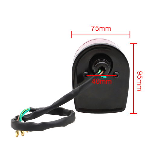 Brake Tail Light Assembly 6V light bulb For Honda CT70 Z50 1970's 33701-045-690 - Picture 3 of 6