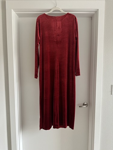 H&M red velvet nursing/maternity dress for women xxl - Picture 2 of 4