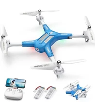 Syma X600W Foldable Drone FPV 1080P Camera 2 Battery Altitude Hold Headless Mode