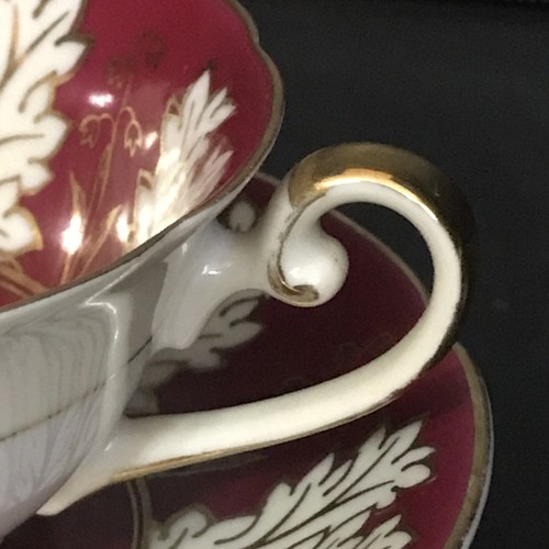 Diamond China Occupied Japan Cup And Saucer With Gold Trim. - Picture 5 of 9