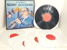 The Legendary Benny Goodman 5-LP Box Set Vinyl Records 1981 CBS Album P5 15536