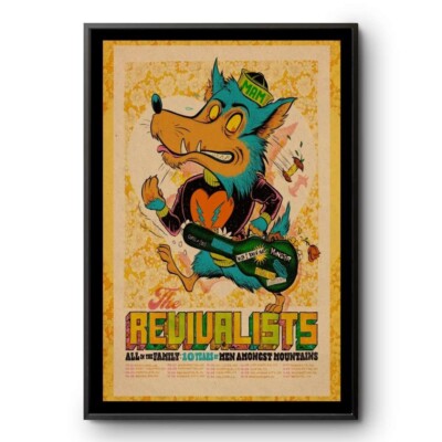 Revivalists All In The Family 10 Year Of Men Amongst Mountains Tour 2025 Poster