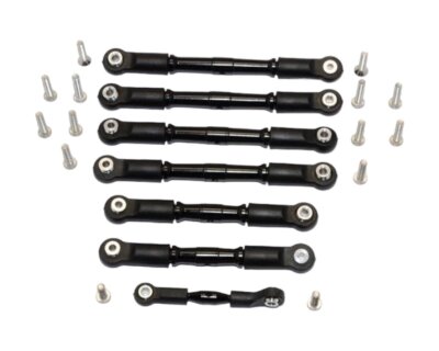 GPM Racing Alu Spurstangen schwarz Set komplett GPMSLA160LCGBKBEB Slash 4x4, ...