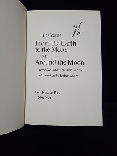 Around the Moon From the Earth to the Moon. Jules Vern 1970 Illustrated Heritage - Picture 4 of 8