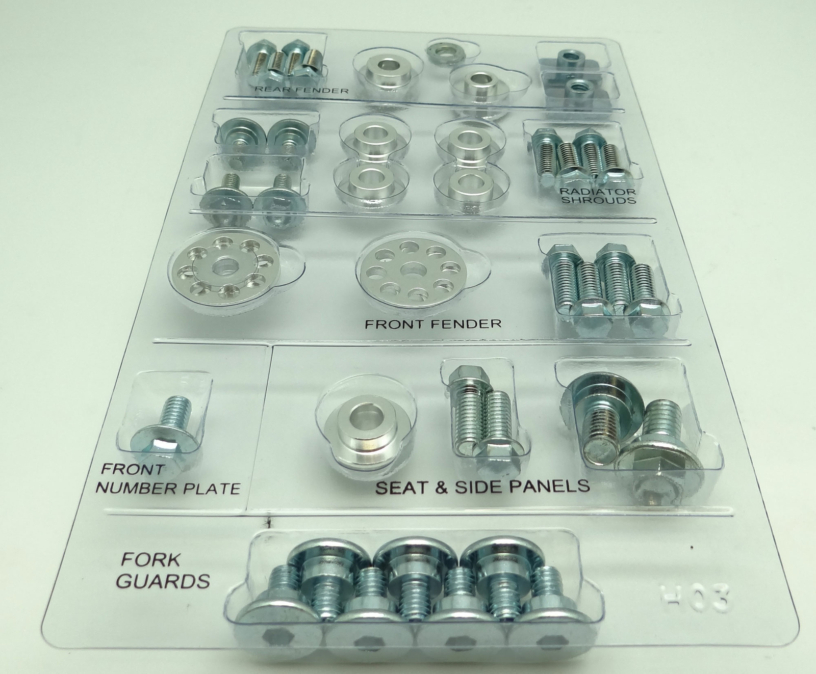 Complete CRF Bolt Kit – Fits CRF250X, CRF450X & 04–05 CRF250R – All Plastic & Body Bolts Included (Specbolt CRFX0416)