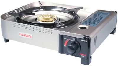 Iwatani 35FW Single-Burner Butane Portable Cooktop Indoor