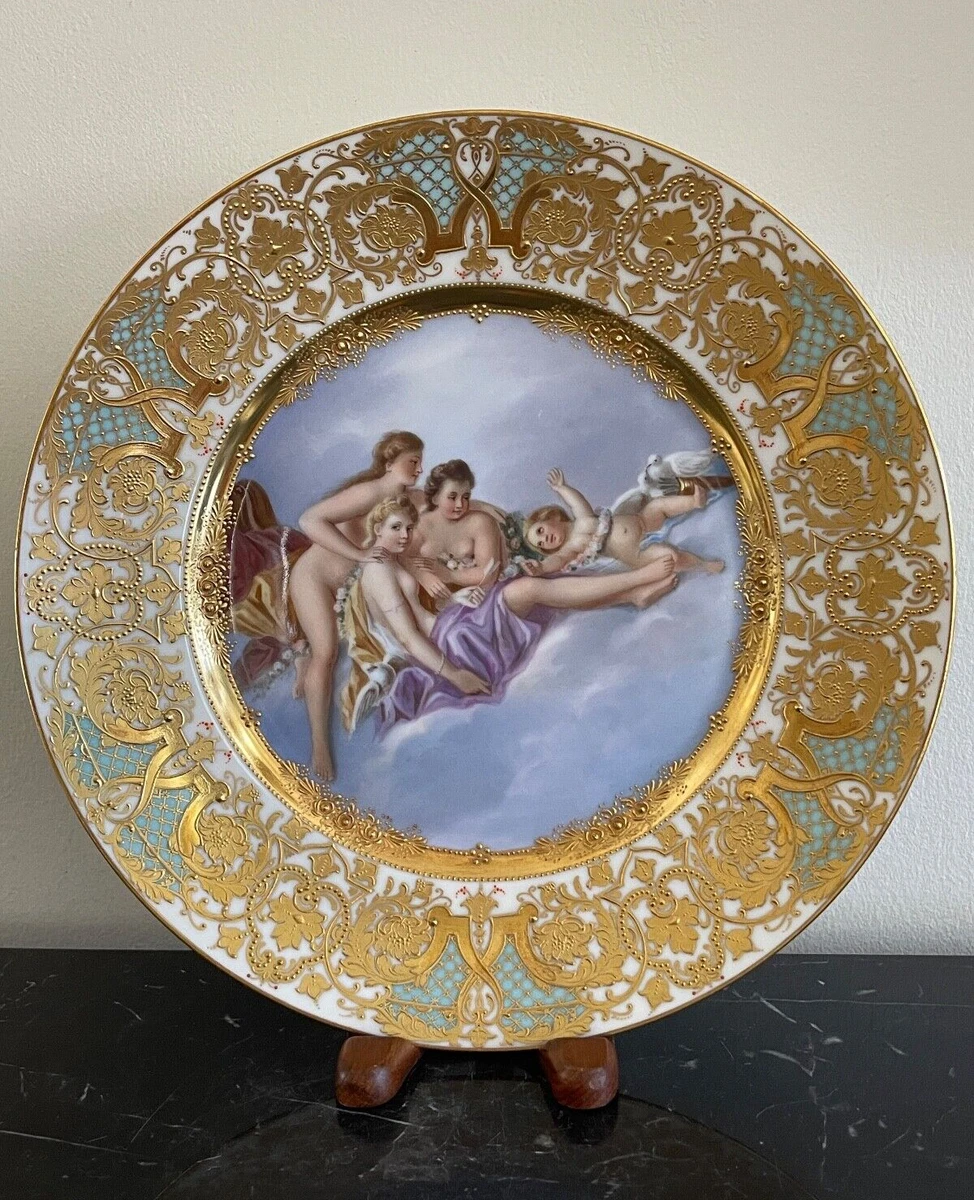 Dresden Plate In Antique Ceramic & Porcelain Plates & Chargers for