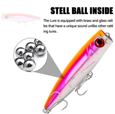 1PCS Topwater Crankbait Fishing Lure 59g Big Popper Swimbait Hard