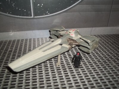 STAR WARS ACTION FLEET SITH INFILTRATOR STARSHIP W/ DARTH MAUL  PILOT FIGURE