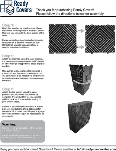 Ready Covers EZ Connect Cover Safety Radiator Protective Heating (10, White) - 第 6/6 張圖片