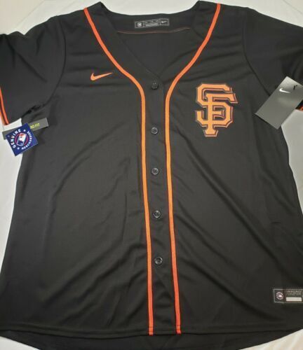 NWT 2021 MLB San Francisco Giants Nike Women's Alternate Replica Jersey  2XL XXL