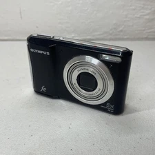 Olympus FE FE-47 14.0MP Digital Optical Camera Zoom Black Tested - Please Read!