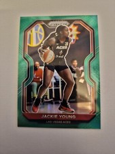 WNBA Jackie Young Green Prizm 2021 Prizm Green Prizm Parallel Aces