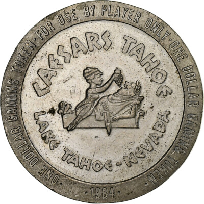 トークン シーザーズ・タホ1984年 1159960] United States of America, Token, Caesars Tahoe, 1984