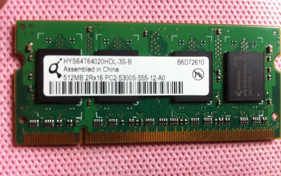 512MB PC2-5300s DDR2 533MHz 667 Mhz Laptop Memory Ram 200 Pin (Various Brand) - Image 3 of 4