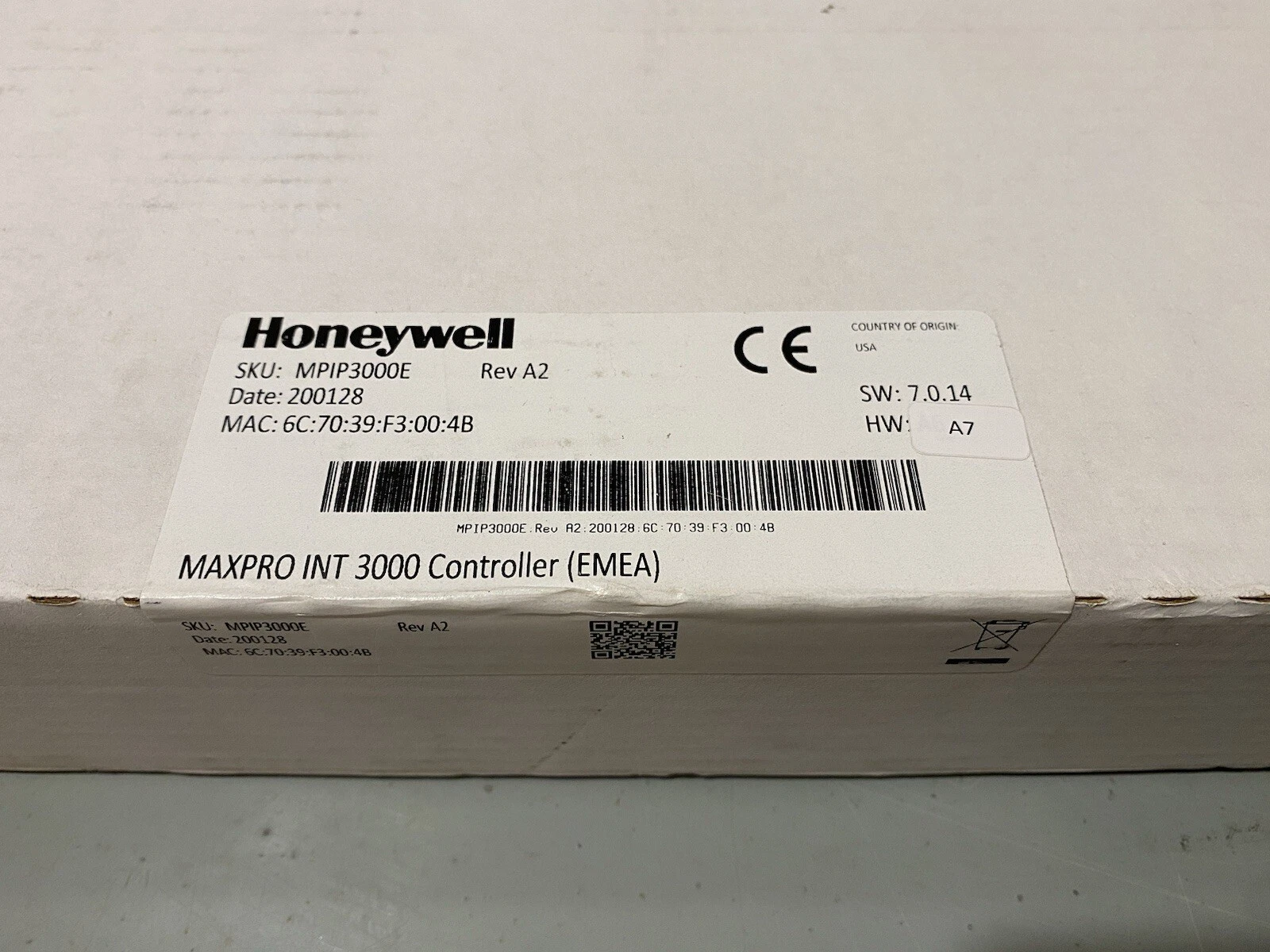 Honeywell MPIP3000E MAXPRO INT 3000 Control Panel Brand New In Box 2