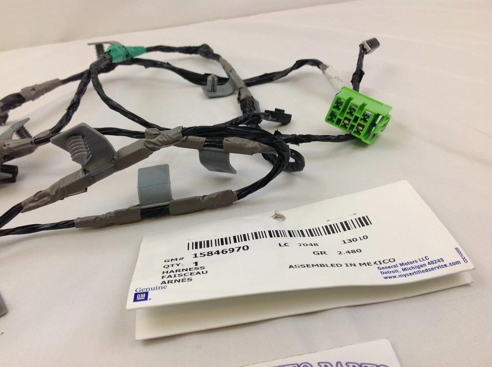 2003-2007 Chevrolet Silverado GMC Sierra Roof Marker Lamp WIRING HARNESS new OEM - Image 3 of 4