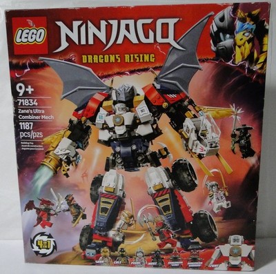 LEGO NINJAGO Zane's Ultra Combiner Mech Ninja 4-in-1 Building Toy 71834 Ages 9+